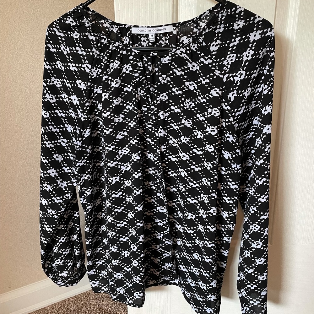 Long sleeve blouse